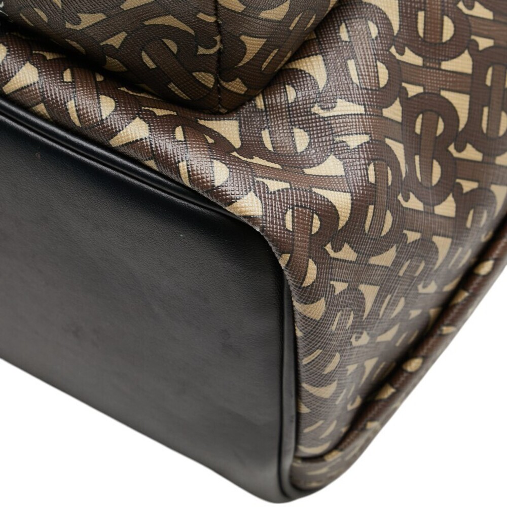 Burberry Monogram Backpack Brown Leather - image 7